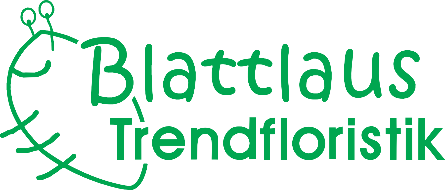 „BLATTLAUS Trendfloristik“-Logo, zur Startseite